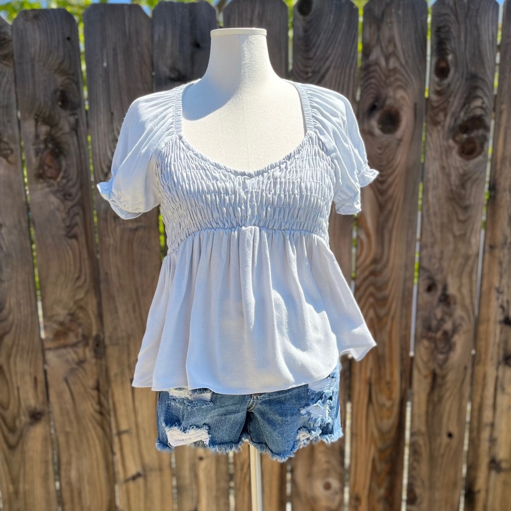 “Ariella” Peasant Top